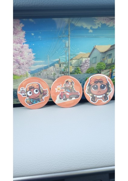 Valorant Çanta Süsü/rozet Seti