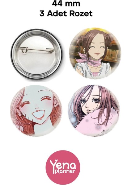 Nana Çanta Süsü / Rozet Seti