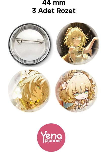 Honkai Star Rail Çanta Süsü/ Rozet Seti 2