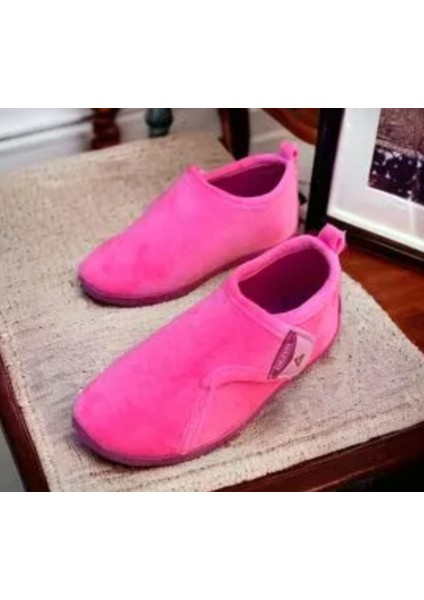 Tek Renk Kız Çocuk Panduf Koyu Pembe