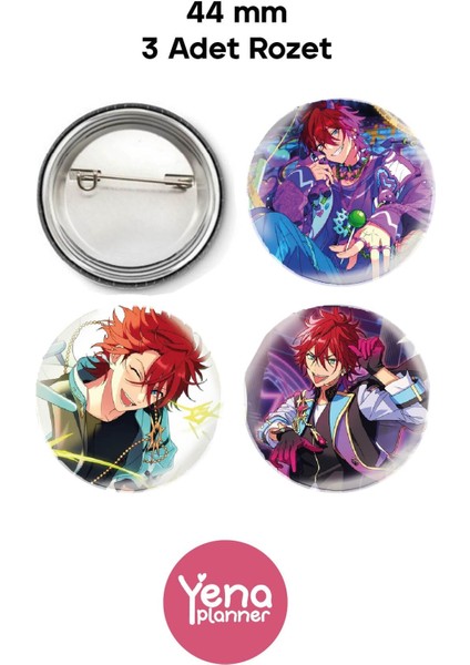 Ensemble Stars Çanta Süsü / Rozet Seti