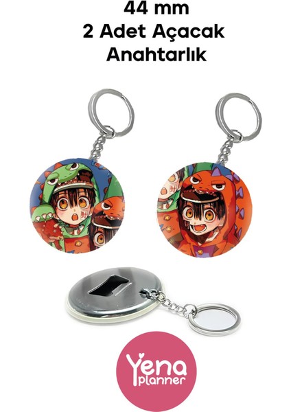 Toilet Bound Hanako-Kun Çanta Süsü / Rozet Seti / Açacak Anahtarlık