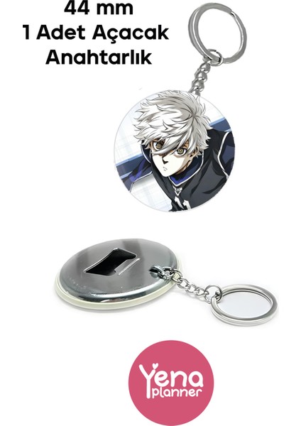 Blue Lock Çanta Süsü / Rozet Seti / Açacak Anahtarlık