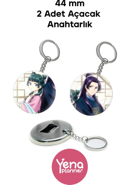 The Apothecary Diaries , Kusuriya No Hitorigoto Çanta Süsü / Rozet Seti / Açacak Anahtarlık