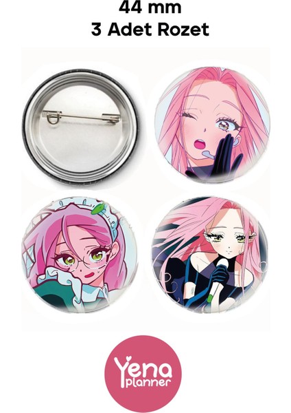 Alien Stage Çanta Süsü Seti / Rozet Seti