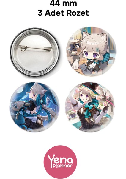 Genshin Çanta Süsü/ Rozet Seti 2