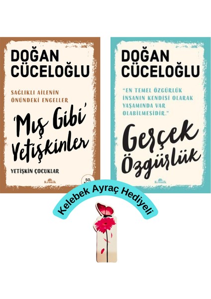 Mış Gibi Yetişkinler / Gerçek Özgürlük 2 Kitap Kelebek Ayraç Hediyeli