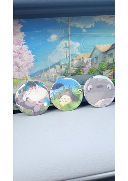Ghibli Çanta Süsü/rozet Seti