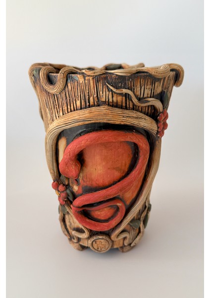 El Yapımı Seramik Saksı