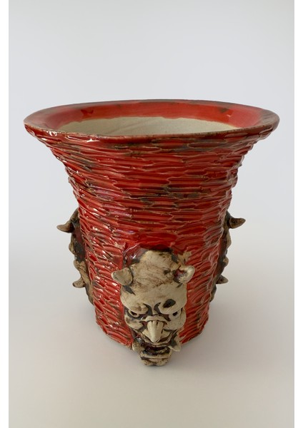 El Yapımı Seramik Saksı