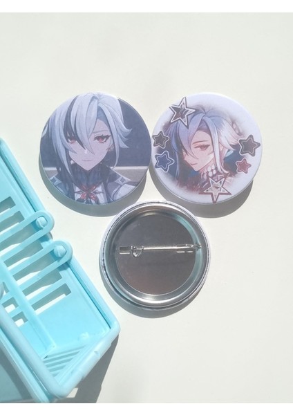 Genshin Impact Arlecchino Çanta Süsü/rozet Seti fiyatları