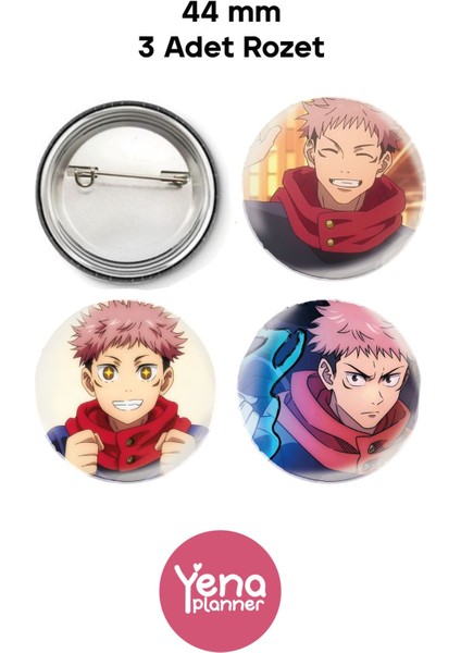 Jujutsu Kaisen Çanta Süsü/ Rozet Seti