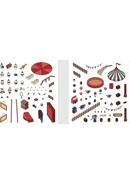 3D Sticker Set Crıcus modelleri