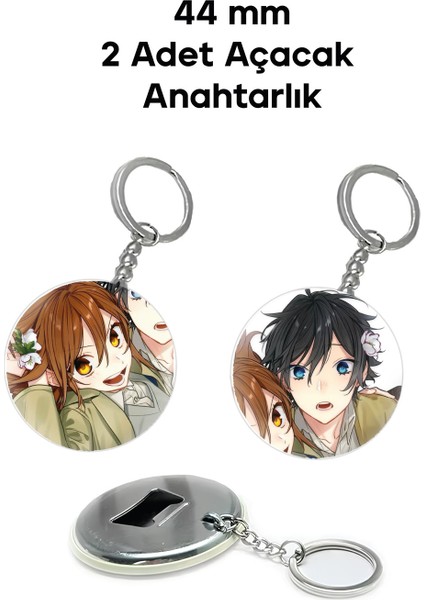 Horimiya Çanta Süsü / Rozet Seti / Açacak Anahtarlık