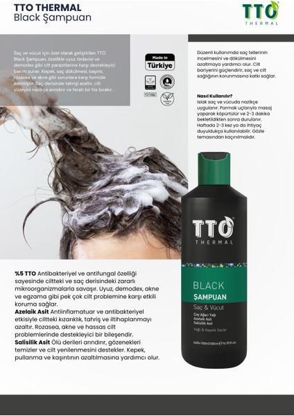 Uyuz Destek Paketi (Black Şampuan, Üretto Lipo Vücut Losyonu, Dermodex Vücut Spreyi) fiyatları