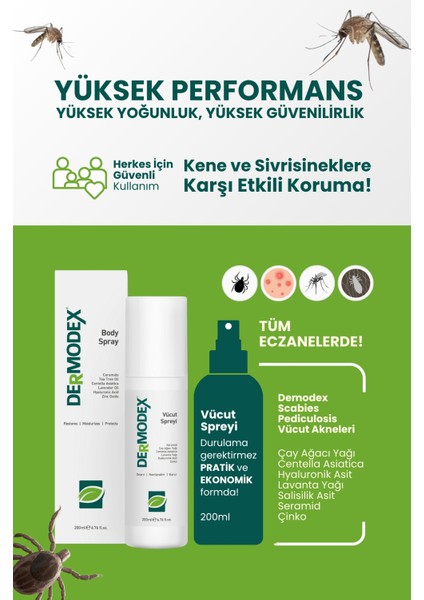 Uyuz Destek Paketi (Black Şampuan, Üretto Lipo Vücut Losyonu, Dermodex Vücut Spreyi) indirimleri