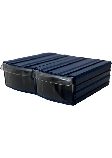 Plastik Çekmeceli Kutu 2 Çekmeceli 730-M modelleri