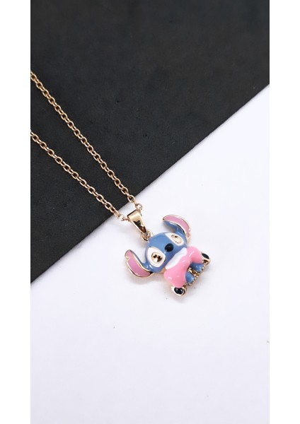 Lilo Stitch Mineli Çizgi Karakter Çelik Kolye indirimleri