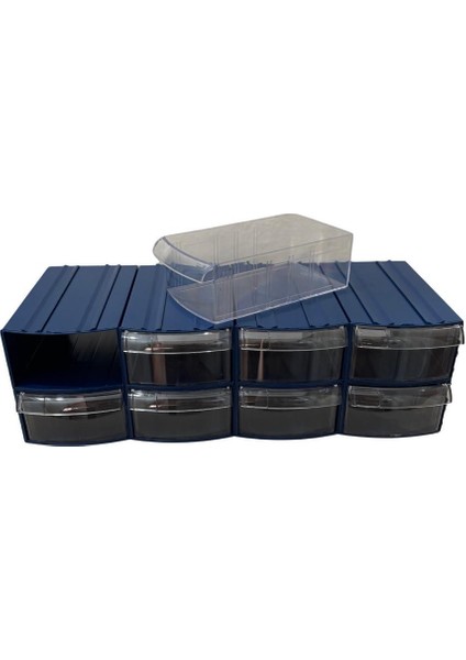 Plastik Çekmeceli Kutu 8 Çekmeceli 730-M fırsatları