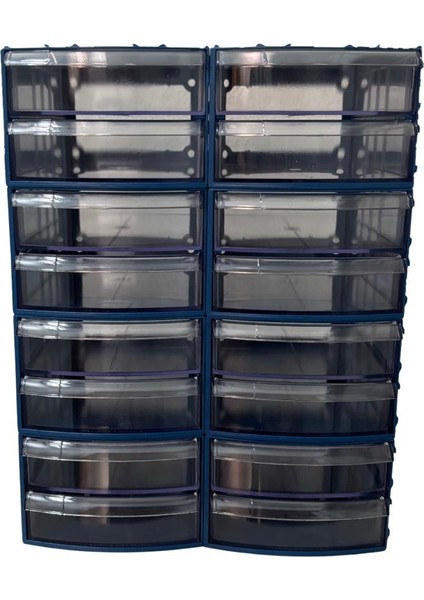 Plastik Çekmeceli Kutu 16 Çekmeceli 745-M modelleri