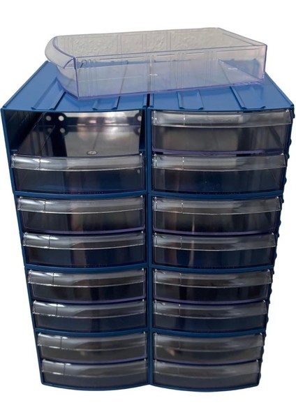 Plastik Çekmeceli Kutu 16 Çekmeceli 745-M fırsatları