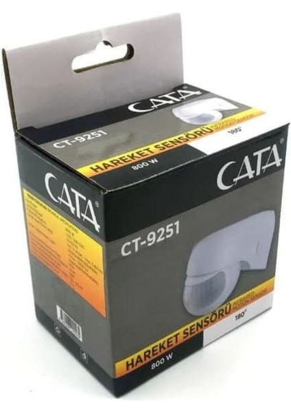 180 Derece Hareket Sensörü, Güvenli ve Kolay Kullanımlı Güçlü Hareket Algılayıcı