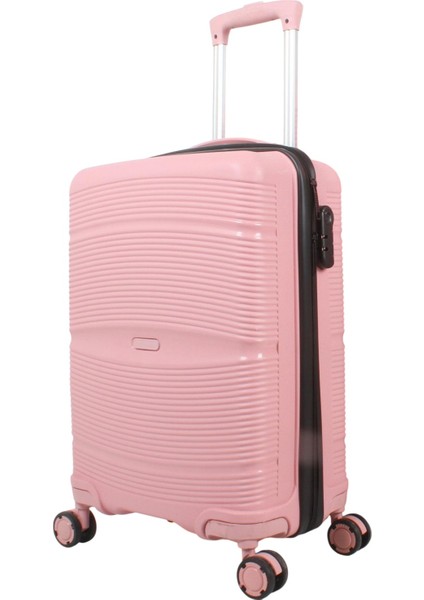 Pp Bavul - Orta Boy Çizgili.