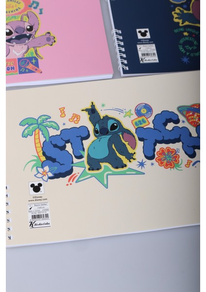 Dekomus Ile Yeni Sezon Lisanslı Lılo&stıtch "tekli" Spırallı 17X25 cm 15 Yaprak Resim Defteri fiyatları