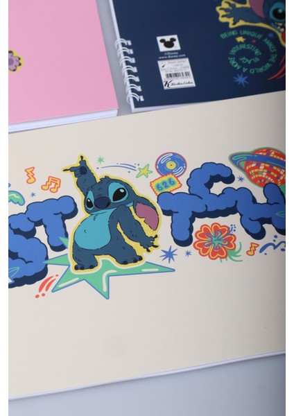 Dekomus Ile Yeni Sezon Lisanslı Lılo&stıtch "tekli" Spırallı 17X25 cm 15 Yaprak Resim Defteri fırsatları
