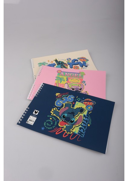 Dekomus Ile Yeni Sezon Lisanslı Lılo&stıtch "tekli" Spırallı 17X25 cm 15 Yaprak Resim Defteri indirimleri