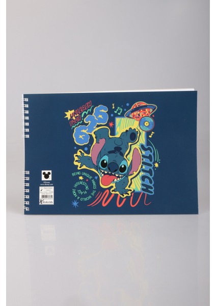 Dekomus Ile Yeni Sezon Lisanslı Lılo&stıtch "tekli" Spırallı 17X25 cm 15 Yaprak Resim Defteri