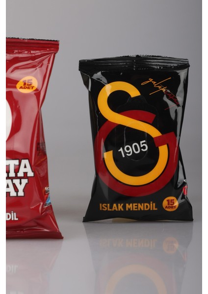 Dekomus Ile Yeni Sezon Lisanslı Galatasaray "tekli" Islak Mendil 15 Yaprak fiyatları