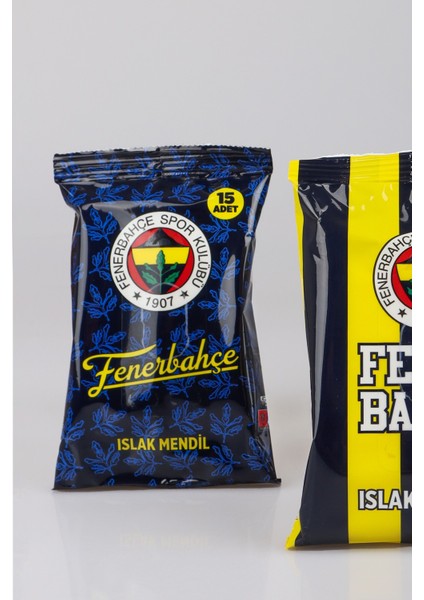 Dekomus Ile Yeni Sezon Lisanslı Fenerbahçe "tekli" Islak Mendil 15 Yaprak fiyatları