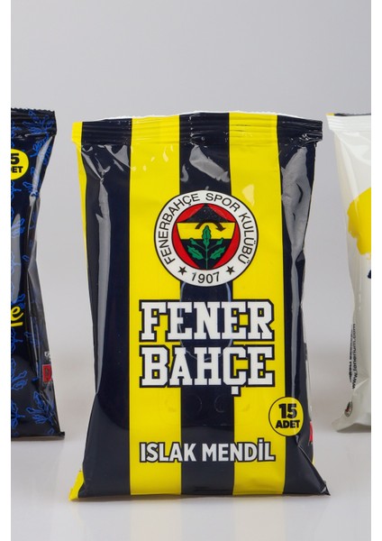 Dekomus Ile Yeni Sezon Lisanslı Fenerbahçe "tekli" Islak Mendil 15 Yaprak fırsatları