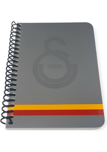 Galatasaray Lisasnlı Spiralli Not Defteri A6 10 x 15 cm 72 Yaprak Çizgili