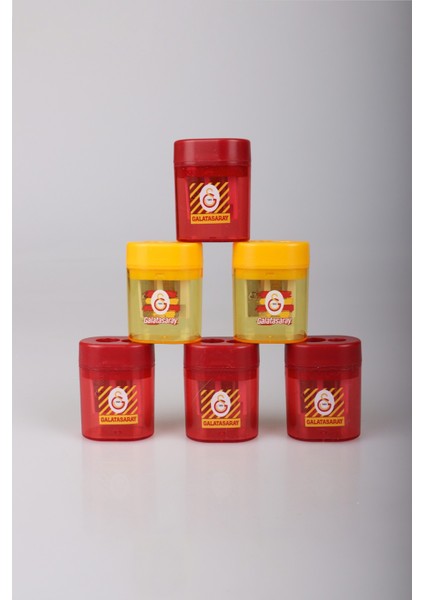 Dekomus Ile Lisanslı Galatasaray "2 Adet " Çift Bıçaklı Oval Kalemtraş