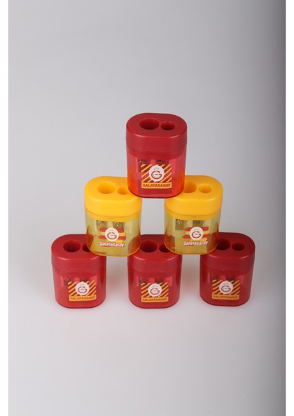 Dekomus Ile Lisanslı Galatasaray "2 Adet " Çift Bıçaklı Oval Kalemtraş fiyatları