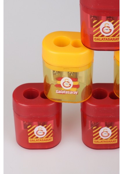 Dekomus Ile Lisanslı Galatasaray "2 Adet " Çift Bıçaklı Oval Kalemtraş modelleri