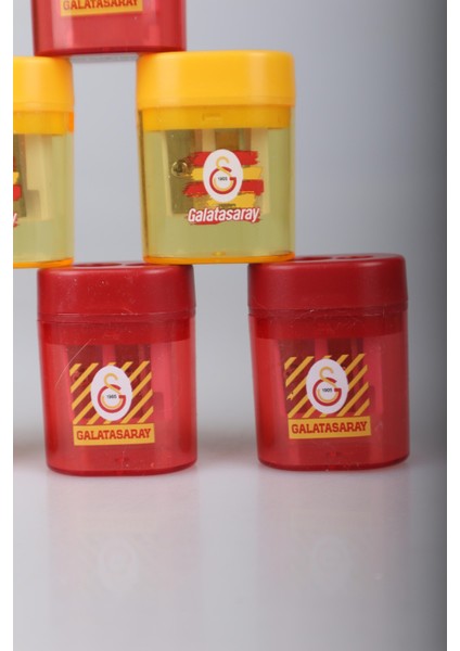 Dekomus Ile Lisanslı Galatasaray "2 Adet " Çift Bıçaklı Oval Kalemtraş fırsatları