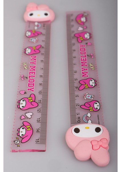 Dekomus Ile Lisanslı My Melody "tekli" Cetvel 15 cm "dekomus Islak Mendil Hediyeli" fiyatları