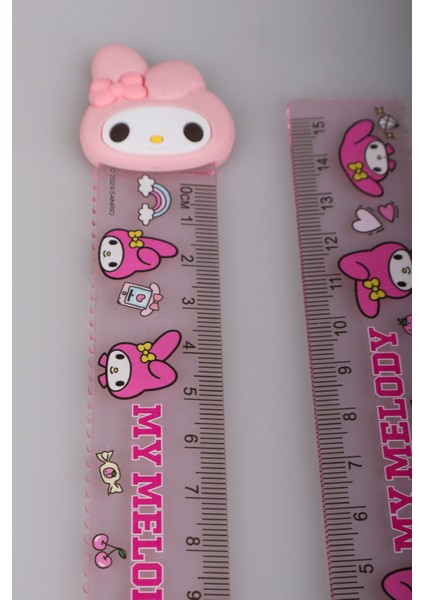 Dekomus Ile Lisanslı My Melody "tekli" Cetvel 15 cm "dekomus Islak Mendil Hediyeli" modelleri
