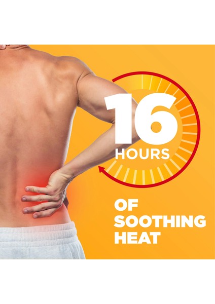 Lower Back & Hip Relief Heat Wraps 3 Adet indirimleri