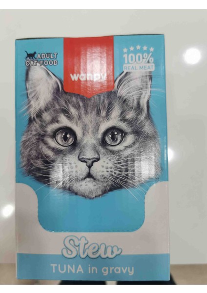 70GR Pouch Ton Balıklı Karidesli Yaş Kedi Maması 10 Adet