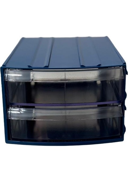 Plastik Çekmeceli Kutu 2 Çekmeceli 745-M