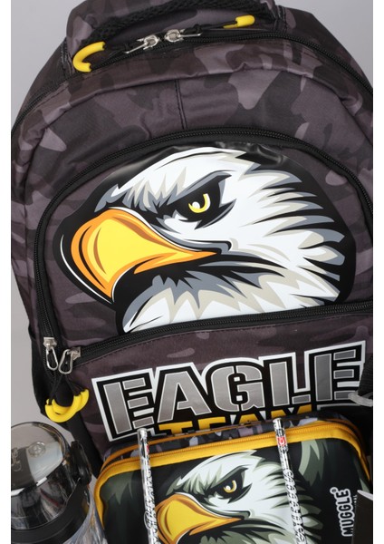 Yeni Sezon Lisanslı Kartal/eagle Okul,termoslu Beslenme ve Kalem Çantası Ile Full Kırtasiye Okul Seti
