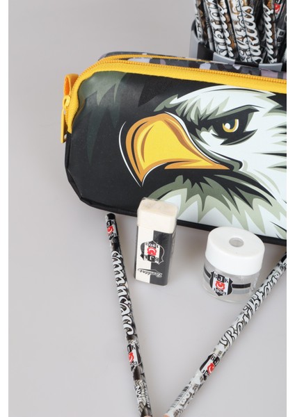 Yeni Sezon Lisanslı Kartal/eagle Kalem Çantası,2 Adet Kurşun Kalem,silgi ve Kalemtraş Kırtasiye Seti modelleri