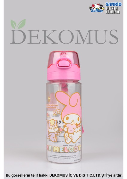 Dekomus Ile Yeni Sezon Lisanslı My Melody&best Frıends Hello Kıtty,kuromı 500 ml Matara ve 2 Katlı Beslenme Kutusu /lunch Box Seti indirimleri