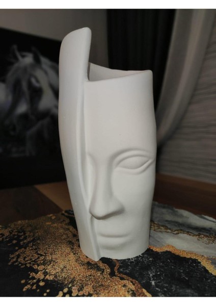 Tek Yüz Vazo Büyük Boy Beyaz modelleri