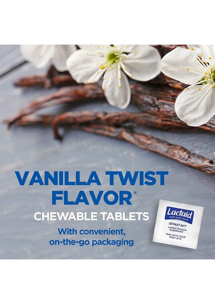 Fast Act Vanilla Twist Flavor 32 Chewable Tablet fırsatları
