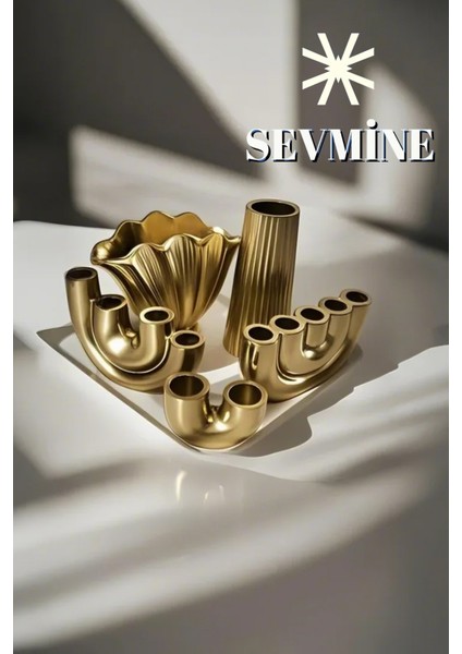 ✨iskandinav Bohem Tarzı Trend Golden Harmony Dekor Seti